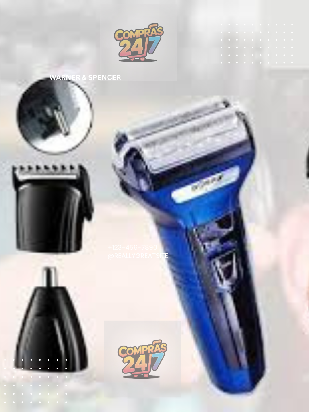 Maquina Afeitadora Y Rasuradora 3 En 1